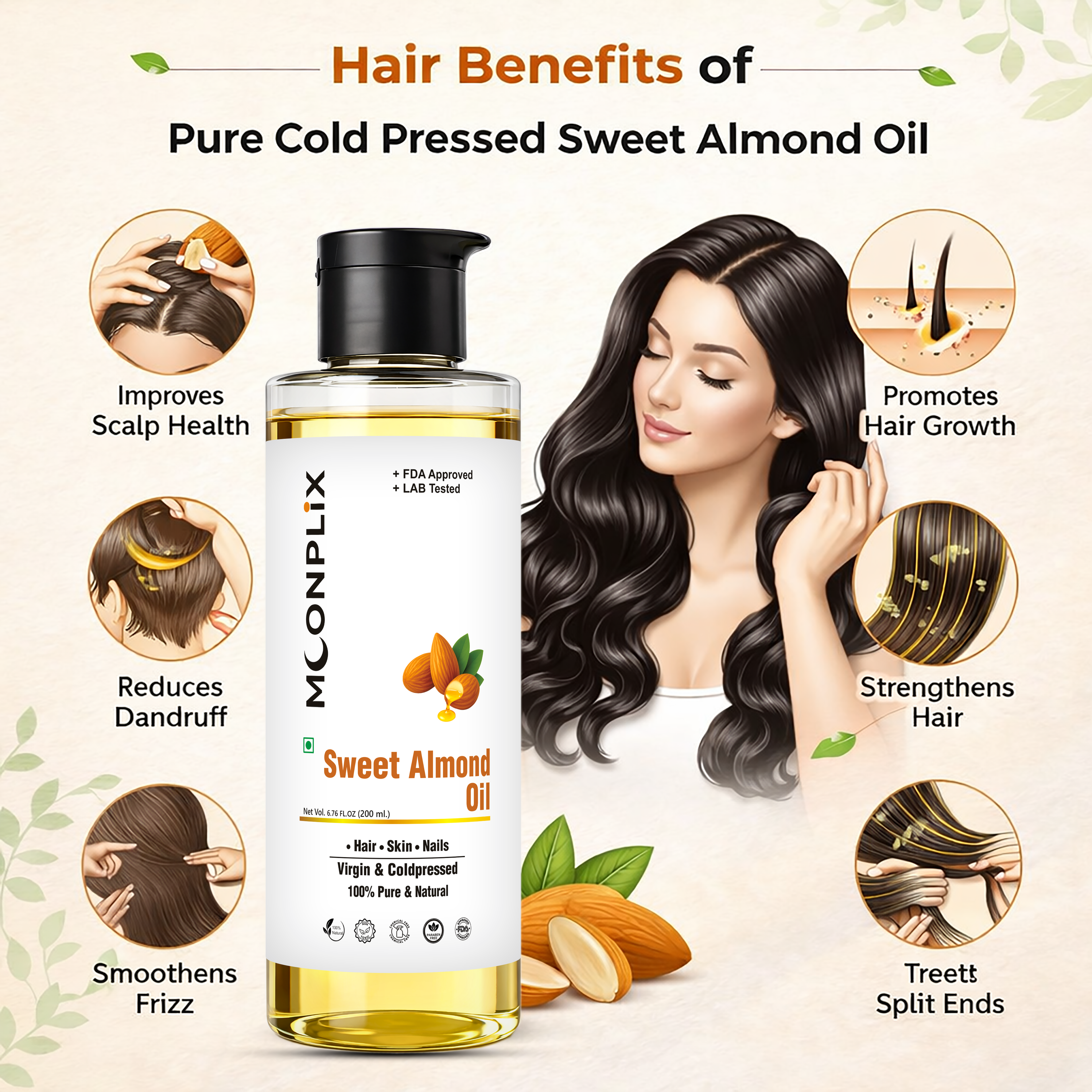 Moonplix Sweet Almond Oil