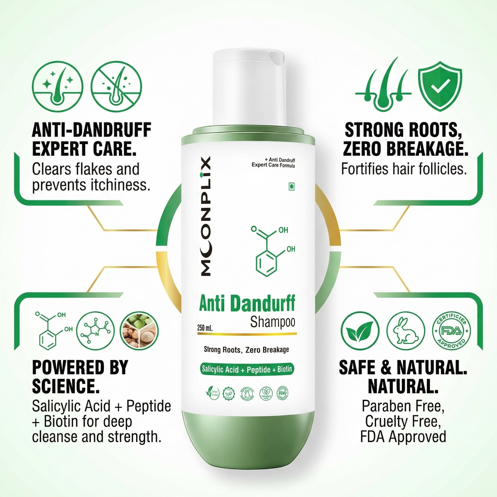 Moonplix Anti Dandurff Shampoo