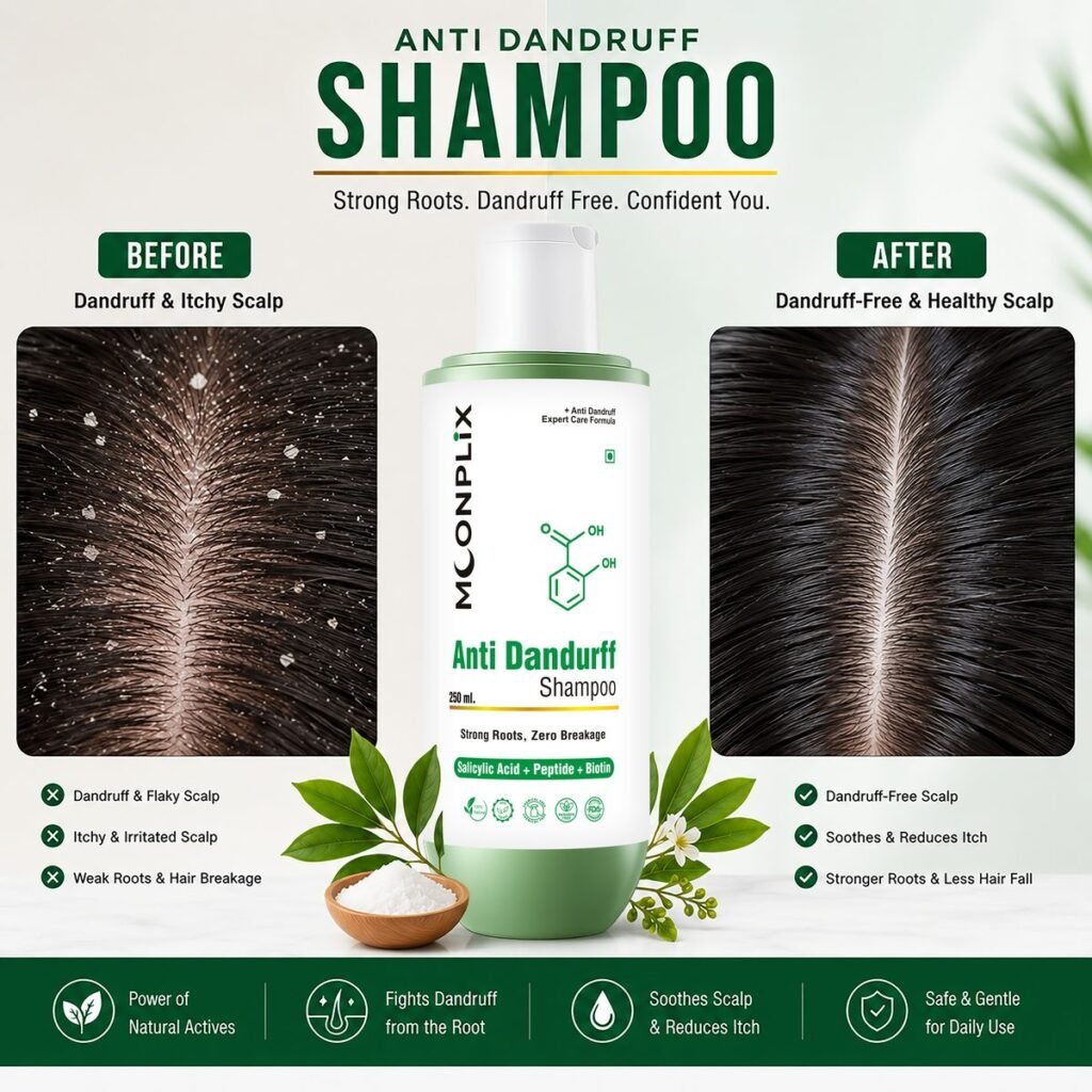 Moonplix Anti Dandruff Shampoo