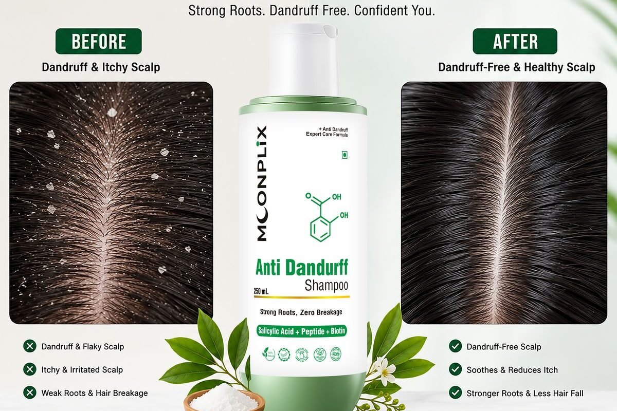 Moonplix Anti Dandruff Shampoo